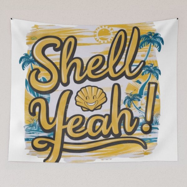 Item preview, shell yeah  designed and sold by catcraftss.