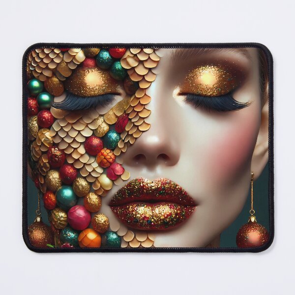 Item preview, Festive Fish scales designed and sold by Vibranta Studio.