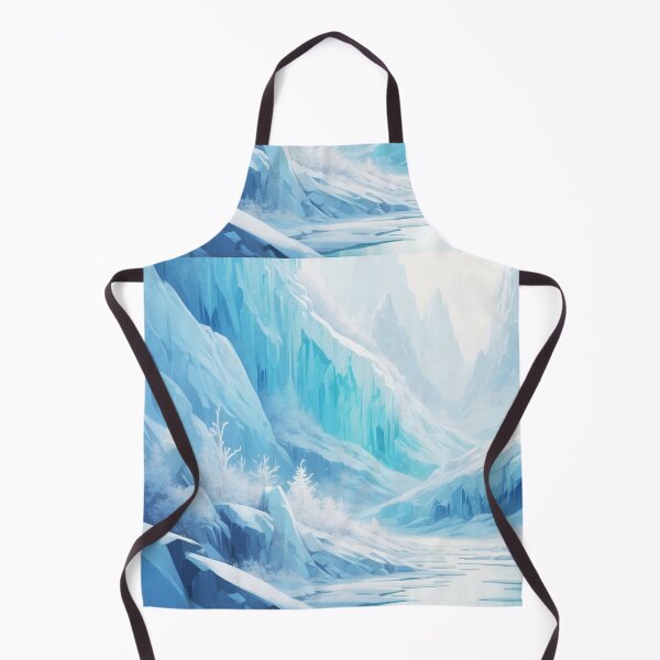 Item preview, Majestic Frozen Landscape with Icy Peaks and Snowy Valleys designed and sold by SassyArtistry.