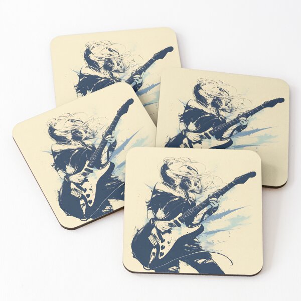 Item preview, Dynamic Electric Guitarist – Stylish and Bold Performance Art designed and sold by Windy-market.