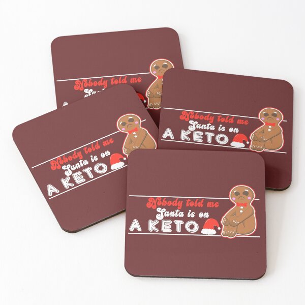 Item preview, Keto diet- Christmas Keto- Keto gingerbread- funny about Santa designed and sold by InNeRoDa.