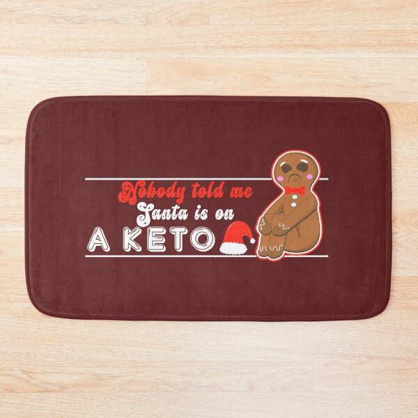 Item preview, Keto diet- Christmas Keto- Keto gingerbread- funny about Santa designed and sold by InNeRoDa.