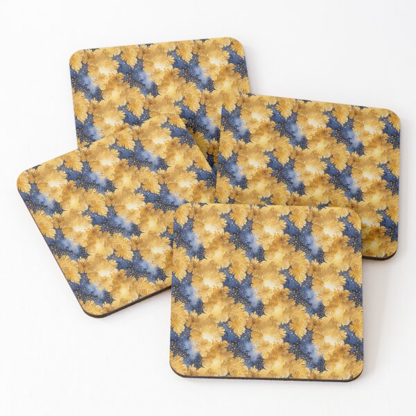 Item preview, Blue And Mustard Pattern designed and sold by MoonMonkeyNbear.