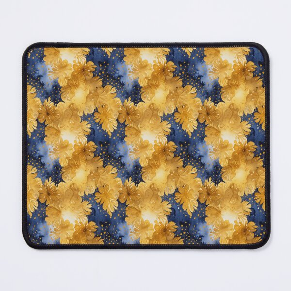 Item preview, Blue And Mustard Pattern designed and sold by MoonMonkeyNbear.