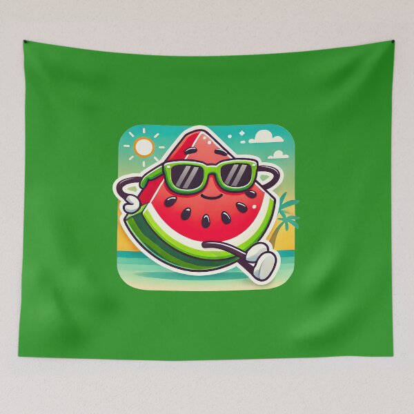 Item preview, Swaggy Watermelon with Tropical Vibes designed and sold by shrolts.