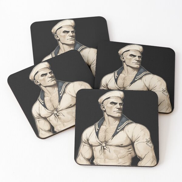 Item preview, Hardy Sailor Gay Comic Series Swagger Leder Pride Graphic Design designed and sold by ItsAKinkThing.