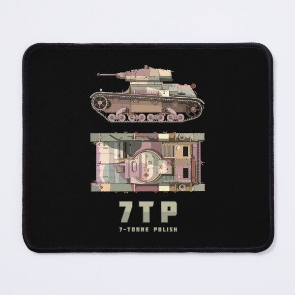 Item preview, 7TP WW2 Polish Light Tank Color Illustration Diagrams designed and sold by MilitaryMart.