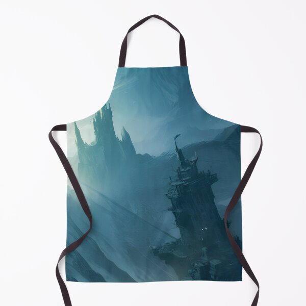 Item preview, Moonlight landscape with gothic-style castle in blue shades background designed and sold by Sand-Store.