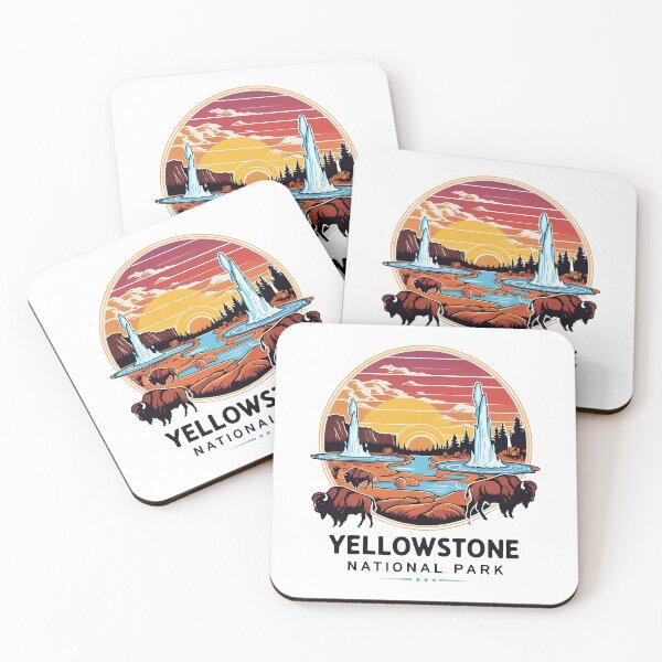Item preview, Yellowstone National Park Keepsake – Perfect Gift for Outdoor and Nature Lovers designed and sold by LoliDesignShop.