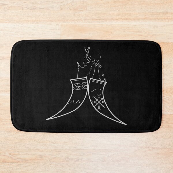 Item preview, Horns of Mead Spilling Into Each Other - SKÅL designed and sold by Patryk Wiatrowski.