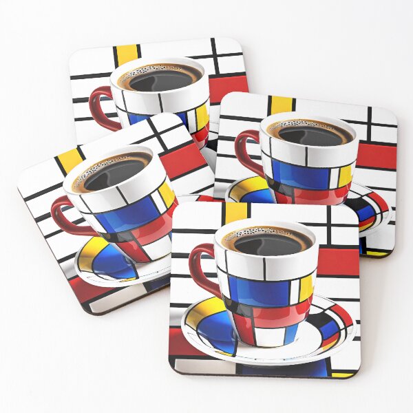 Item preview, A Mondrian Morning designed and sold by Art & Coffee.