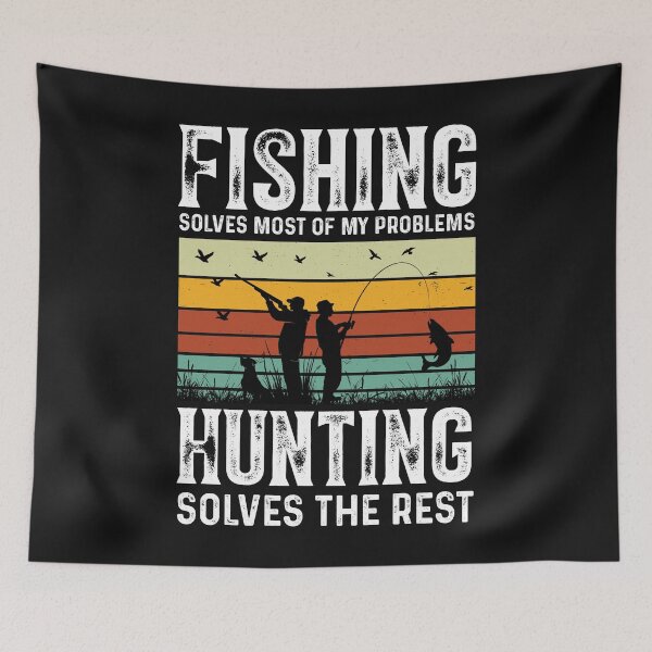 Item preview, Fishing solves most of my problems designed and sold by nookmerch97.
