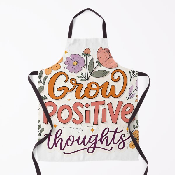 Item preview, Grow Positive Thoughts Sticker – Retro Floral Design designed and sold by FluffyPeels.