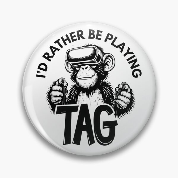Item preview, Cyberpunk VR Monkey Art TAG Gaming Design designed and sold by Alex Songs.