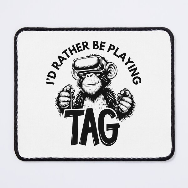Item preview, Cyberpunk VR Monkey Art TAG Gaming Design designed and sold by Alex Songs.