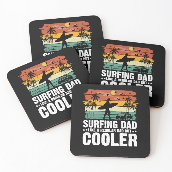Item preview, Surfing Dad is Cool Vintage Sunset Retro designed and sold by nookmerch97.