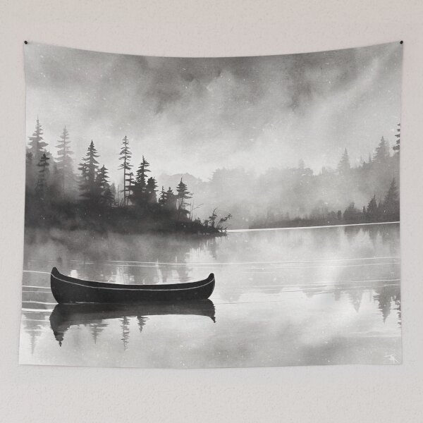 Item preview, Canoe on the Lake designed and sold by Ravenbluff.