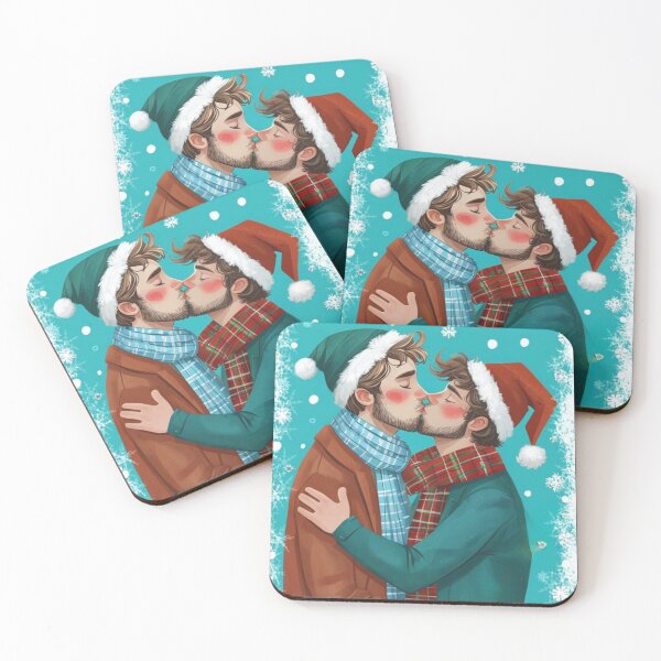 Item preview, Snow Me Without You. Gay Christmas Pride Graphic Design designed and sold by ItsAKinkThing.