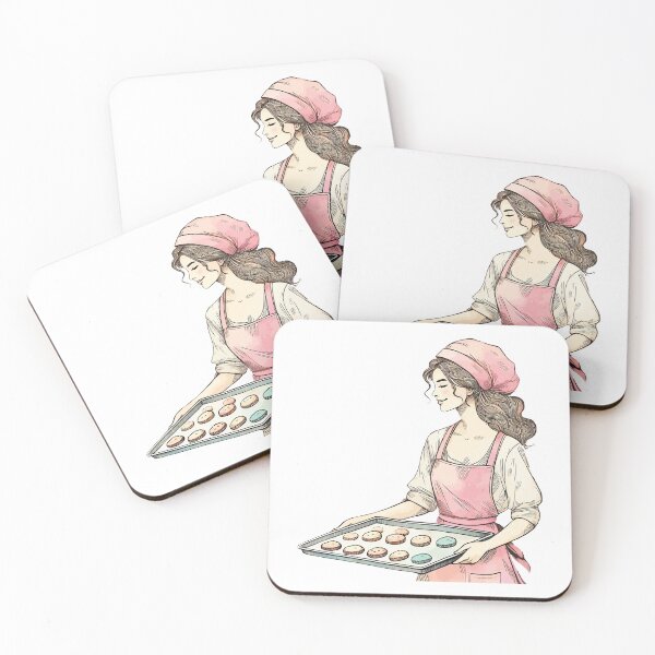 Item preview, Loving Baker With Muffins designed and sold by LuminOrb.