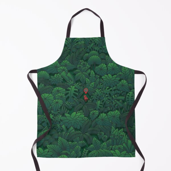Item preview, Red chair with location icon in the jungle. designed and sold by Athicha44.
