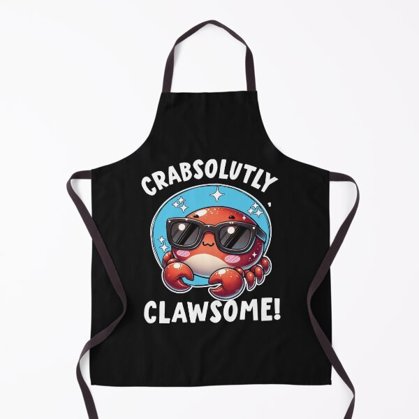 Item preview, Crabsolutely Clawsome Funny Crab Puns designed and sold by samah82.