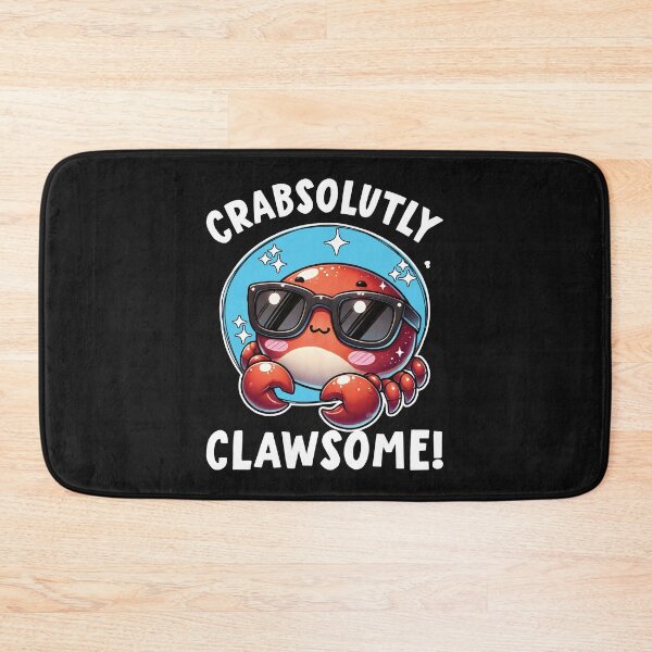 Item preview, Crabsolutely Clawsome Funny Crab Puns designed and sold by samah82.