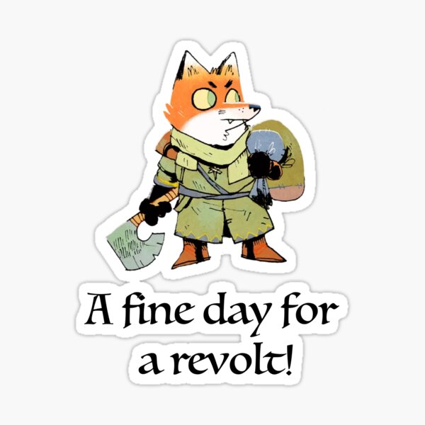 Artikel-Vorschau von Ein schöner Tag für eine Revolte!, designt und verkauft von Thurisaz Designs.