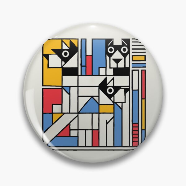 Item preview, Geometric Dogs: A Modernist Homage to Mondrian and Bauhaus Design designed and sold by Drawmecute.