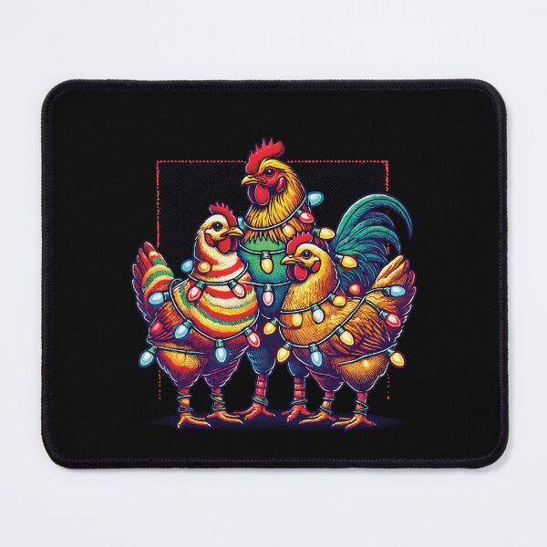 Item preview, Funny Christmas Chickens Fairy Lights designed and sold by LuminOrb.