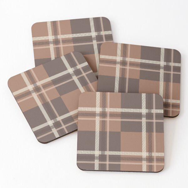 Item preview, Mocha Mousse Coffee Plaid designed and sold by DesigndN.