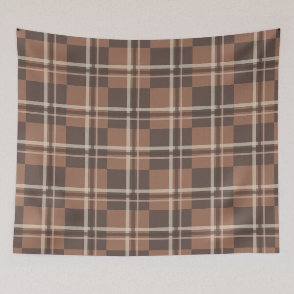 Item preview, Mocha Mousse Coffee Plaid designed and sold by DesigndN.