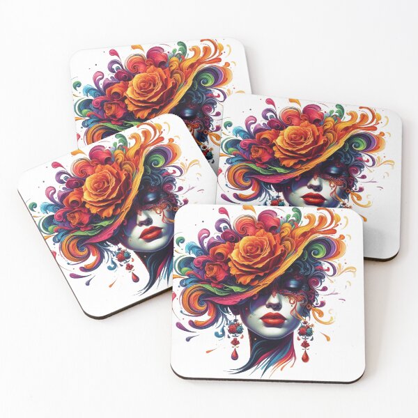 Item preview, vibrant flowers flamenco art designed and sold by nicnacc.