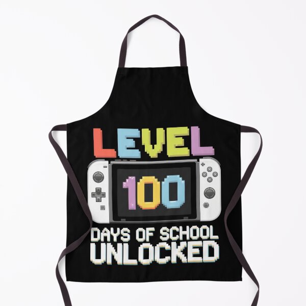 Item preview, Level 100 Days of School Unlocked Pixel Art Gaming designed and sold by Hananiah Merch.