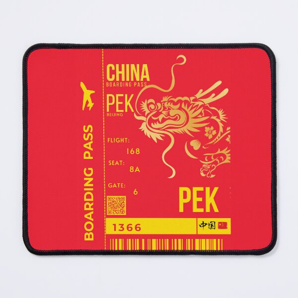 Item preview,  China Boarding Pass Cute Dragon  Stylized designed and sold by InkWhirl.