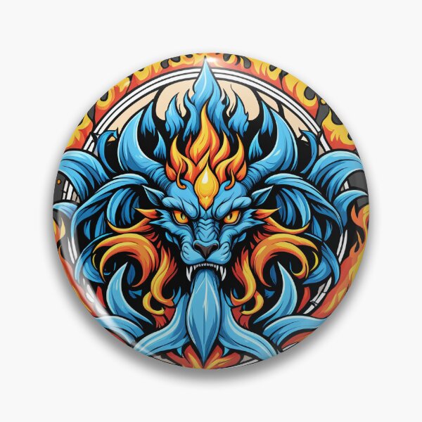 Item preview, abstract beast of fire and water designed and sold by danolo.
