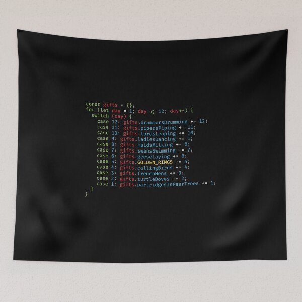 Artikelvorschau, 12 Tage Weihnachten JavaScript entworfen und verkauft von ValZho.