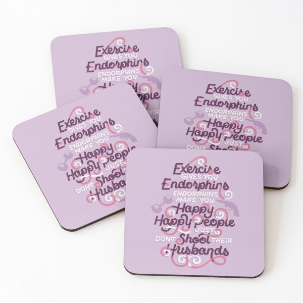 Item preview, Happy People Don't Shoot Their Husbands designed and sold by polliadesign.