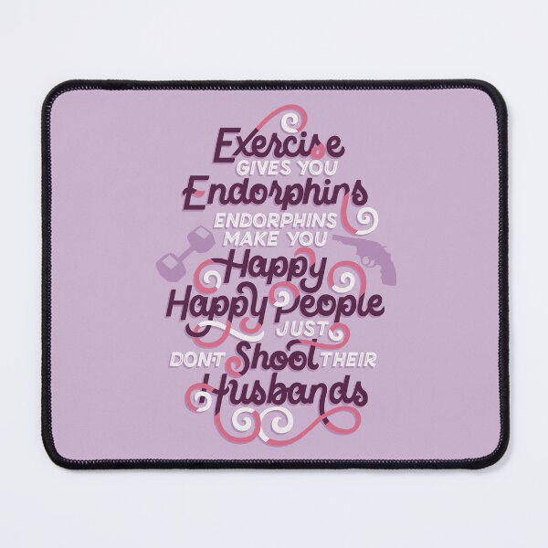 Item preview, Happy People Don't Shoot Their Husbands designed and sold by polliadesign.