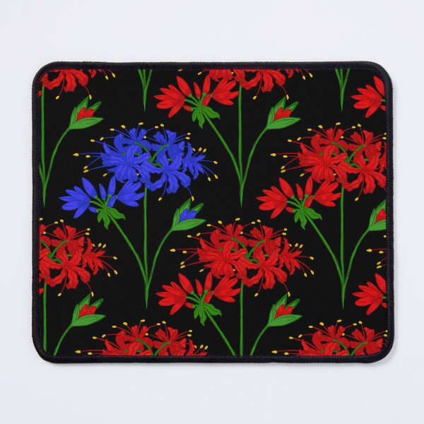 Item preview, The blue spiderlily demon slayer floral designed and sold by Mystery Banana shop.