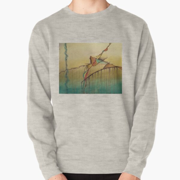Triangle Abstract Pastel Painting PAS3948 Pullover Sweatshirt