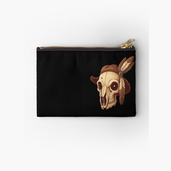 Item preview, Cowboy Bull Skull with Feathers. designed and sold by oceanisea.