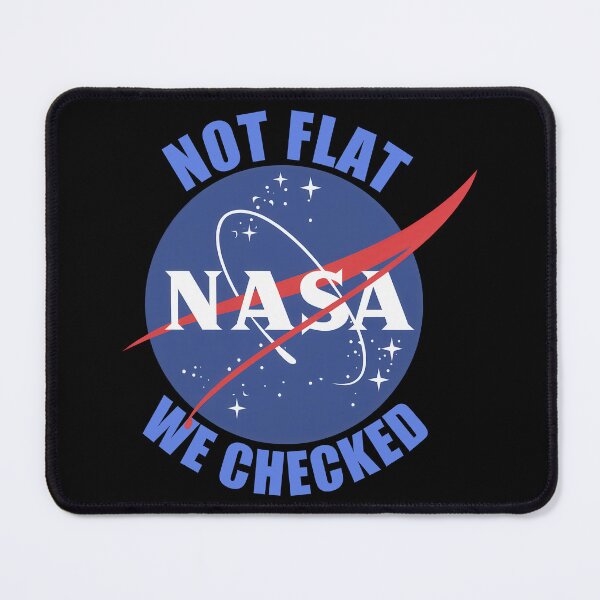 Item preview, Not Flat. We Checked. designed and sold by Angry Swan Designs.