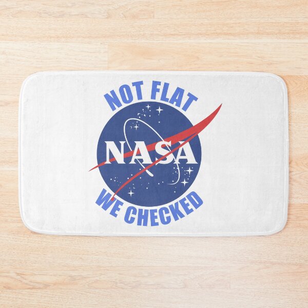Item preview, Not Flat. We Checked. designed and sold by Angry Swan Designs.