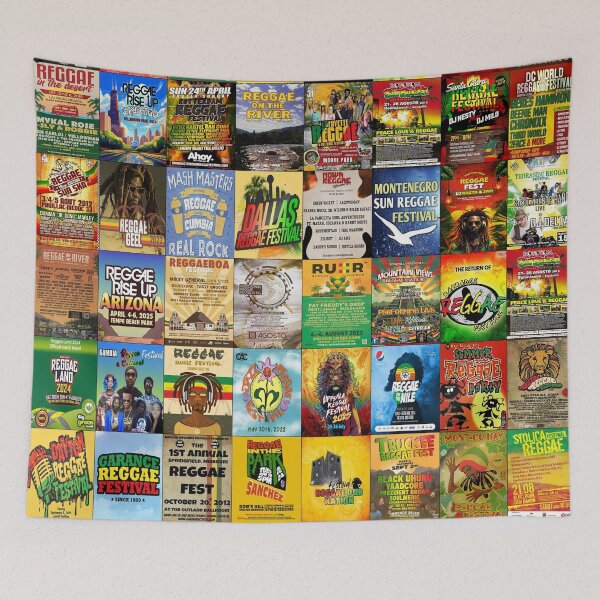 Item preview, Reggae Festivals designed and sold by Montage-Madness.