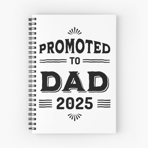 Item preview, Promoted to Dad 2025 – Funny Pregnancy Announcement Design designed and sold by QuirkPrint.