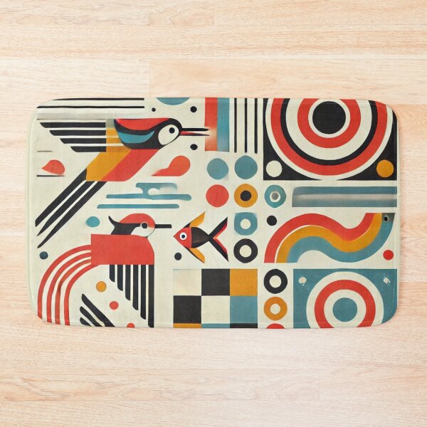 Item preview, geometry of Bird fish  designed and sold by ZulryLifestyles.