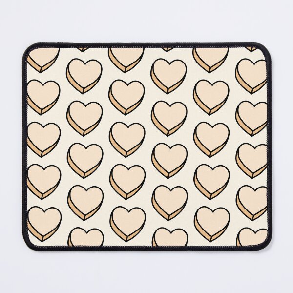 Item preview, beige heart, cute geometric heart, friendship emoji designed and sold by folklorewhisper.