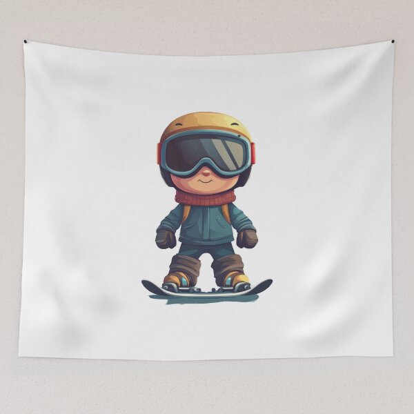 Item preview, Winter Fun Snowboard Kid designed and sold by SakkharinT-Cad.