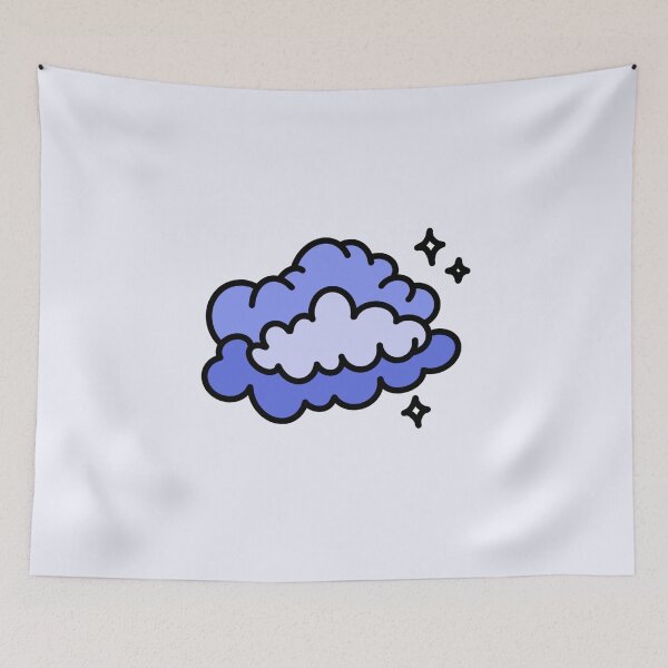 Item preview, Midnight Rain, Blue Cloud designed and sold by folklorewhisper.