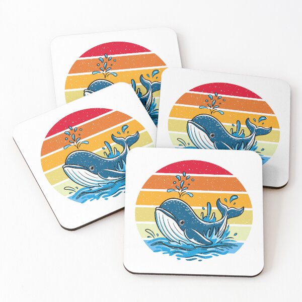 Item preview, Cute Whale with sunset designed and sold by ArthousePromos.